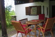 Terasse vor dem Haus